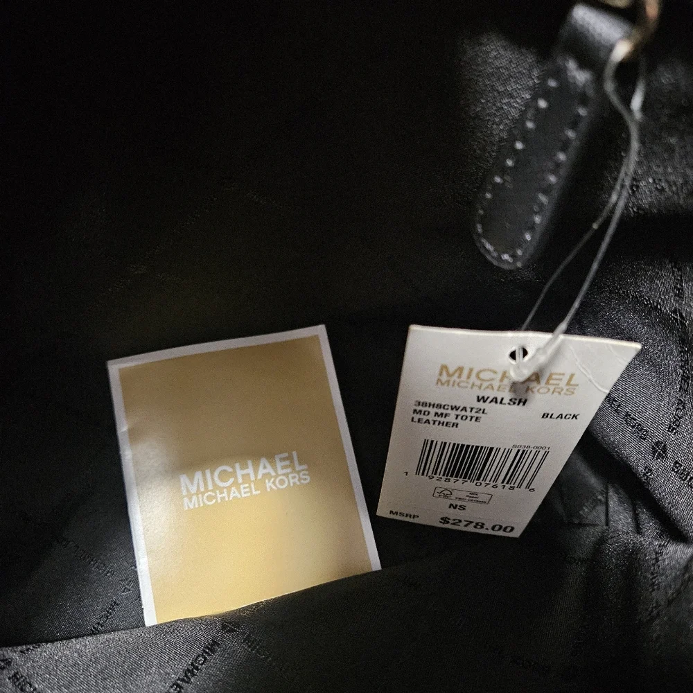 Michael Kors Black Tote Bag - Picture 5 of 8